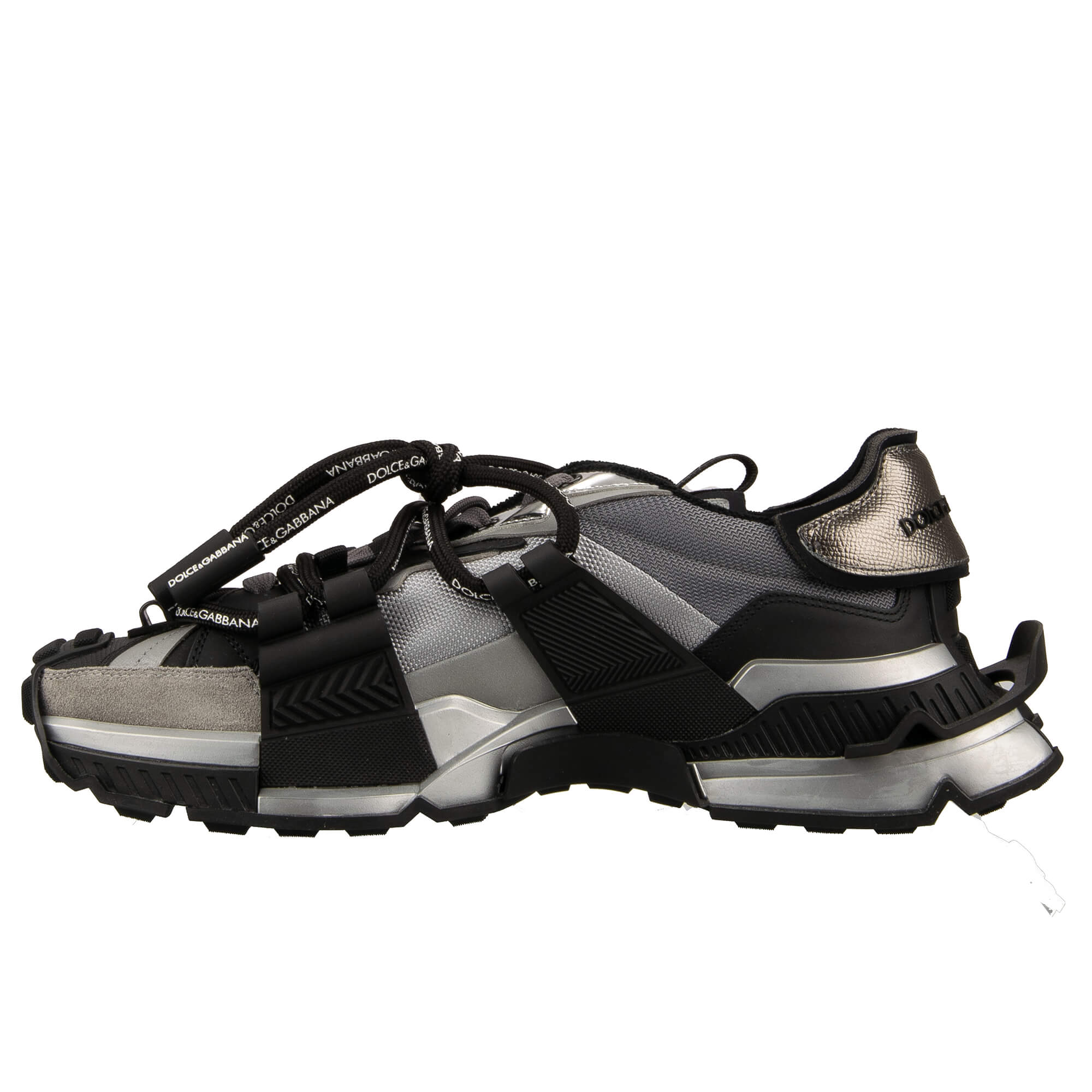 Dolce & Gabbana DGロゴ スニーカー グレー DG Logo Low-Top Sneaker SPACE Gray Black 42 | 14069