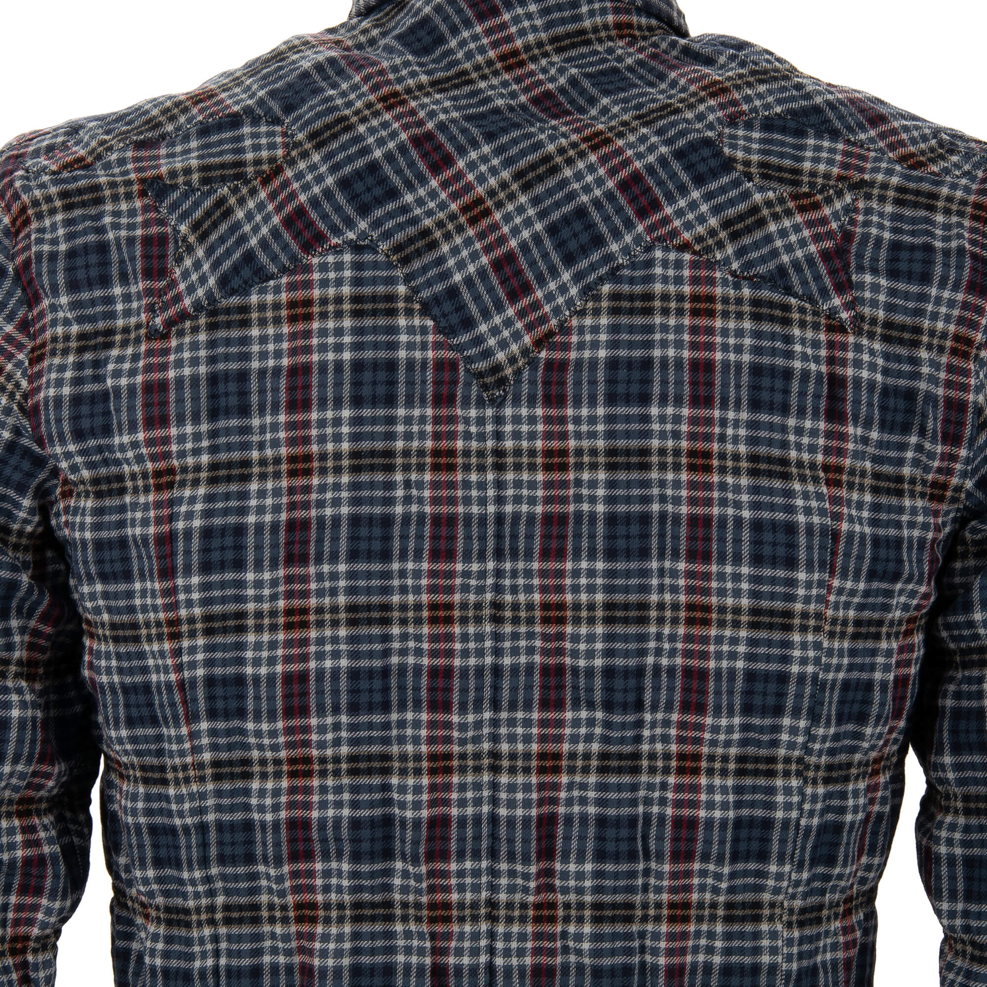 Western Stil Hemd mit zerknitterten Design in Blau von DOLCE & GABBANA 