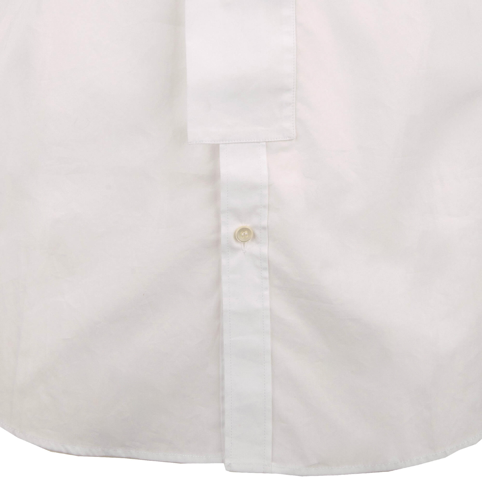 Cotton shirt with baroque pearl, crystal embroidered crowns in white by DOLCE & GABBANA