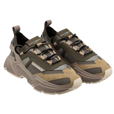 DG Logo Low-Top Sneaker DAYMASTER Beige Khaki 42 UK 8 US 9