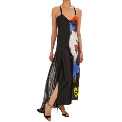 Virgil Abloh Silence Portrait Maxi Dress Black M
