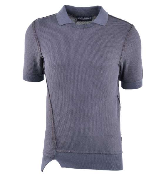 Knitted Silk Polo-Shirt by DOLCE & GABBANA