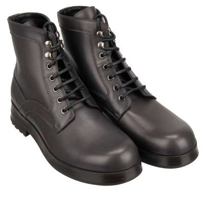 Leather Boots Shoes BERNINI Gray