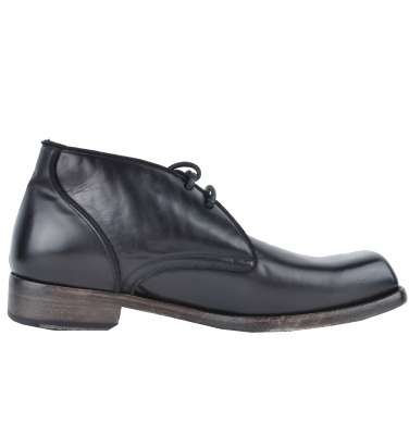 Ankle Leather Boots Black 43