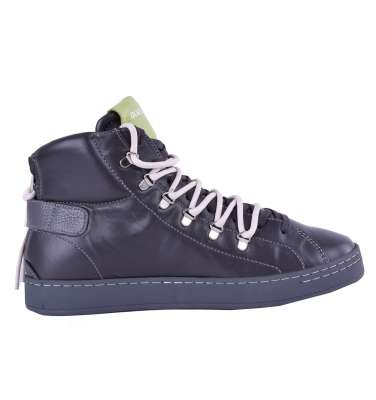 High-Top Zip-Up Sneakers Grey
