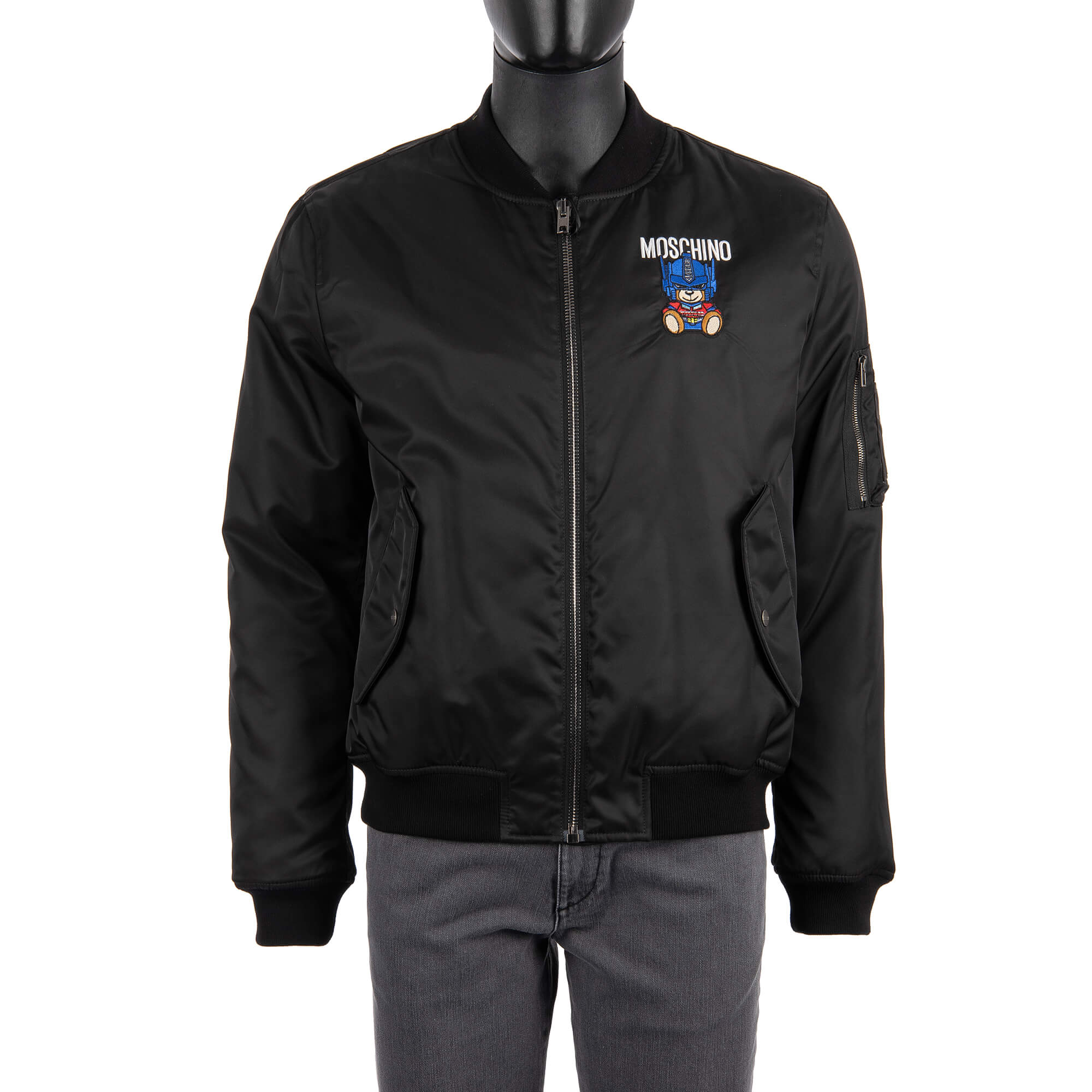 Mens moschino hotsell bomber jacket