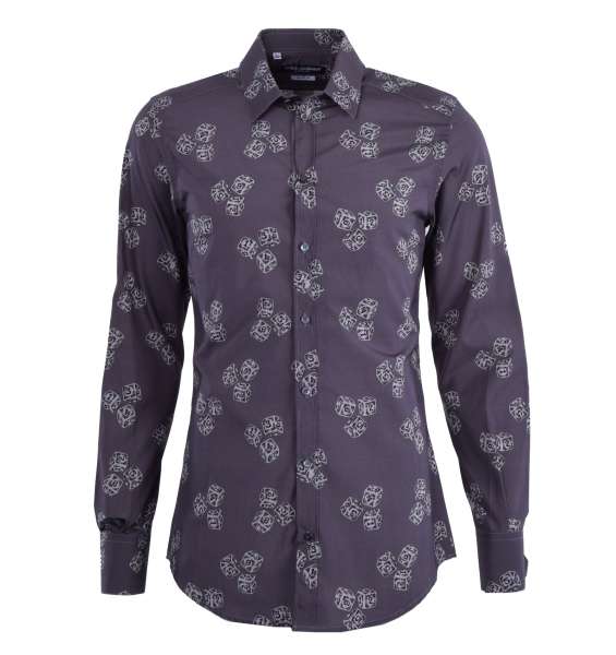 Dices printed shirt with short collar and cuffs by DOLCE & GABBANA
- GOLD Line