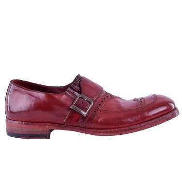 Moccasins "Sassari" with Buckle Red
