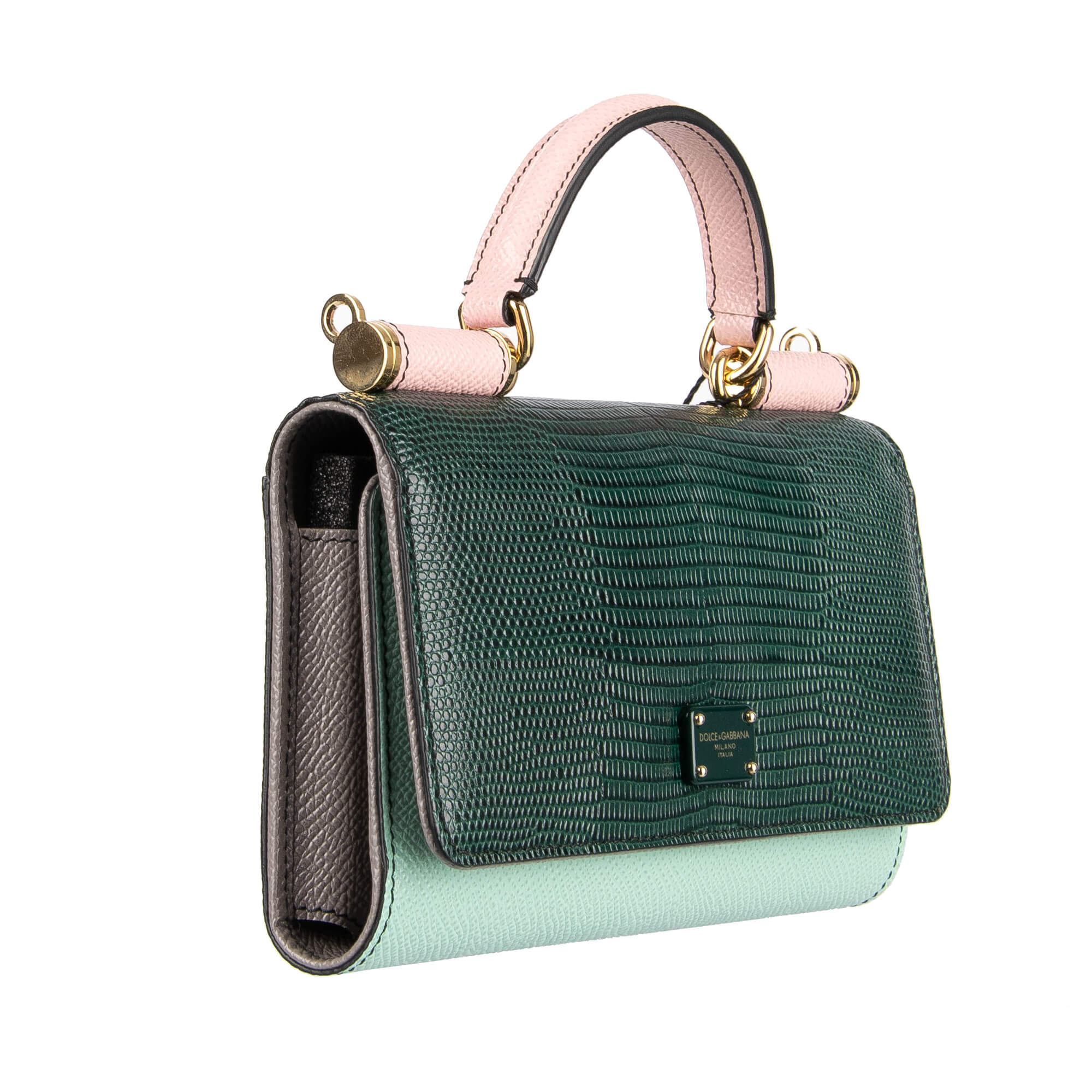 Dolce \u0026 Gabbana Lizard Textured Leather 