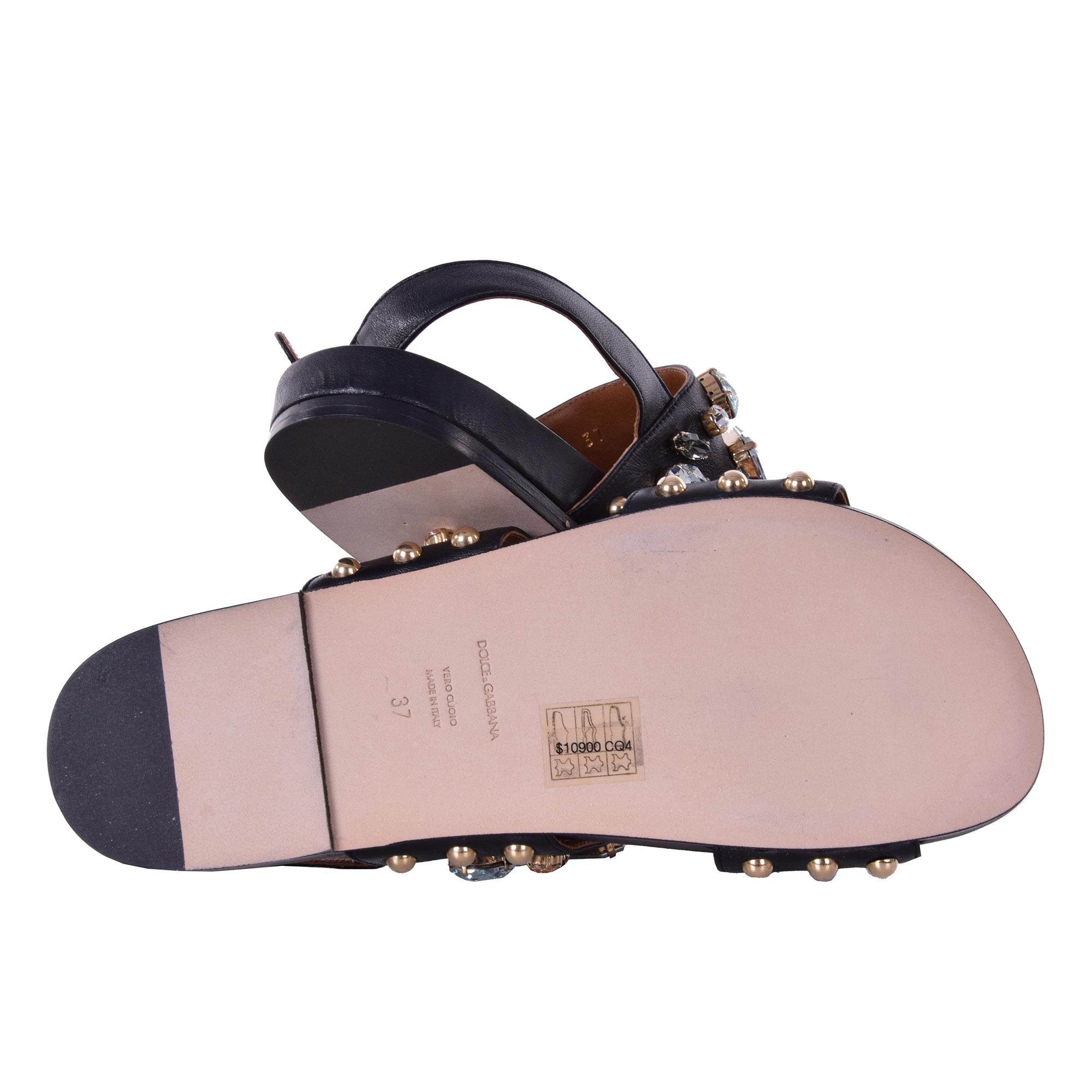 D&G New BOYS LEATHER THONG SANDALS SLIPPERS 31 Eur / 13 US RTL $190  LCDZI4 O124 | eBay