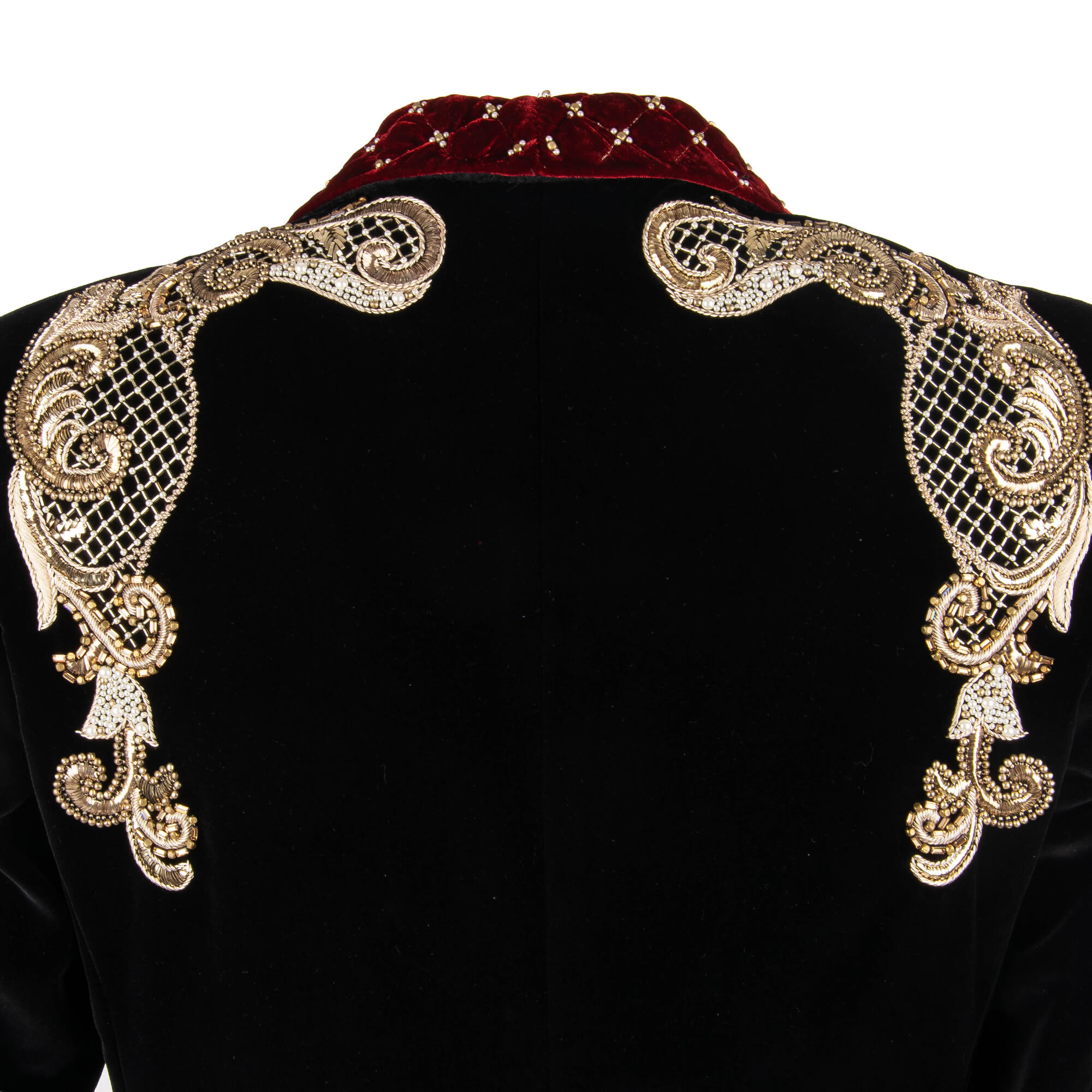 River Island Velvet scintillant Embroidered