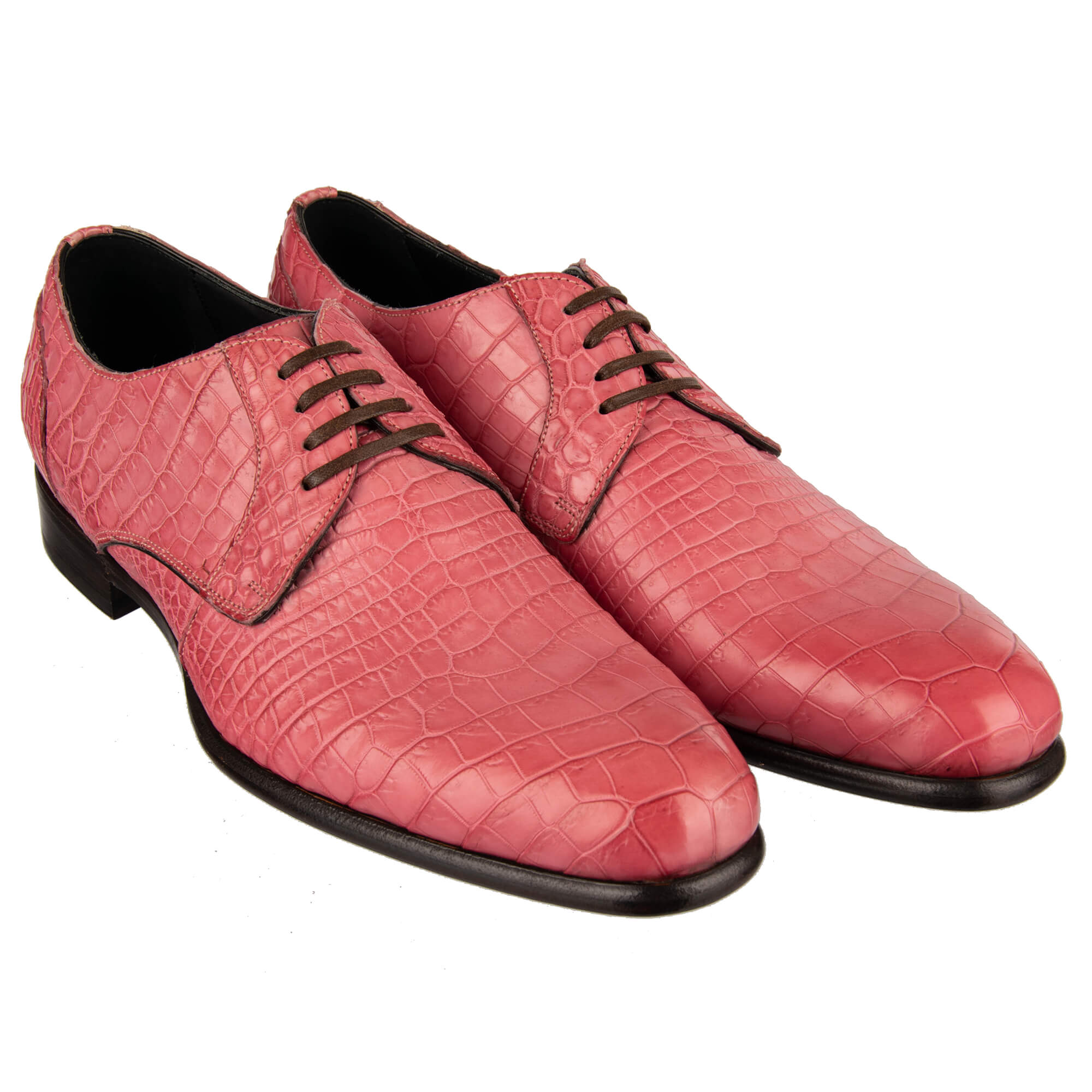 Pink crocodile shoes store
