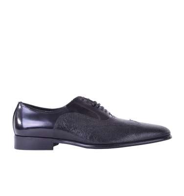 Leguan Oxford Schuhe Schwarz