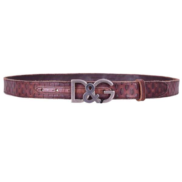 dolce gabbana leather belt