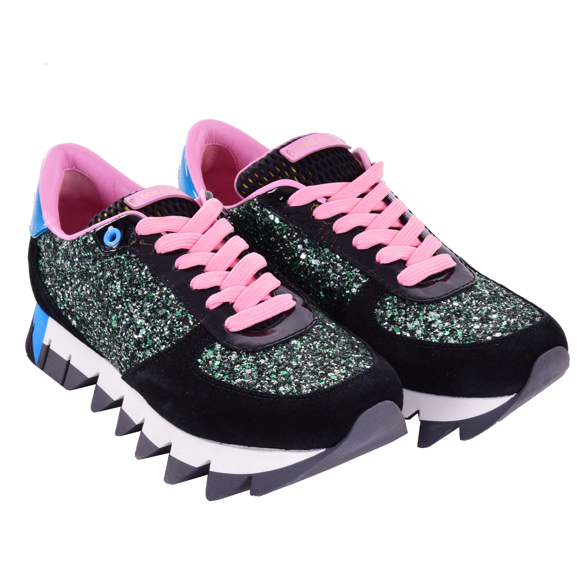 Dolce gabbana glitter sneakers discount