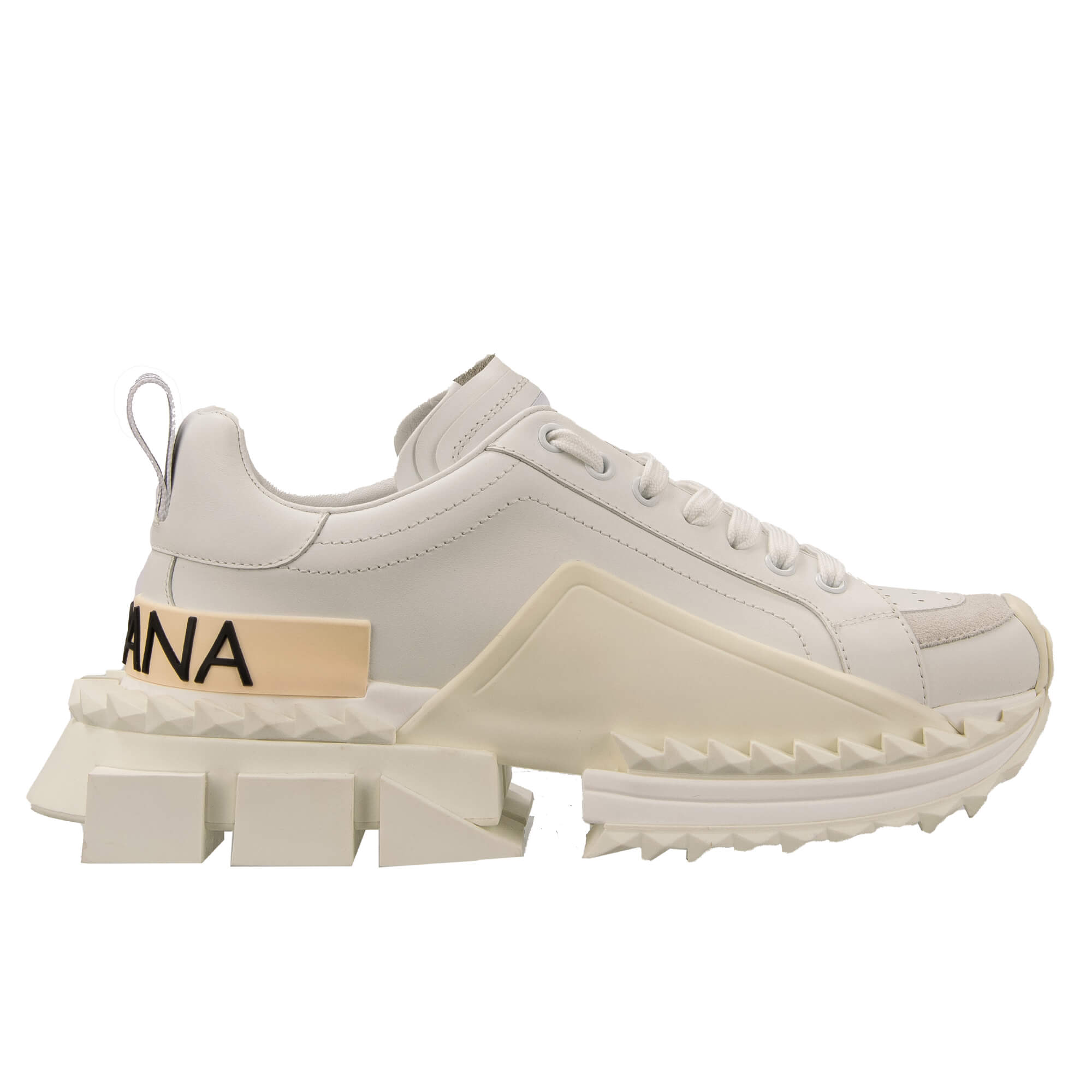 Dolce & Gabbana DG Logo Plateau Sneaker SUPER QUEEN White | FASHION ROOMS