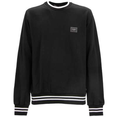 DG Logo Plate Sweater Black White 50 M L