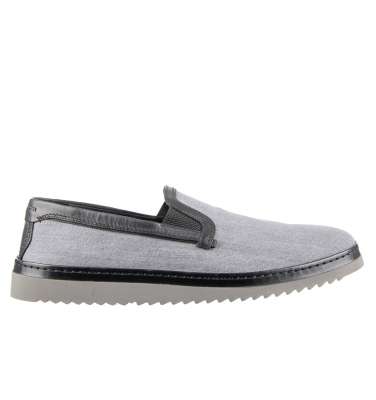 Denim Loafer MONDELLO Blau Schwarz