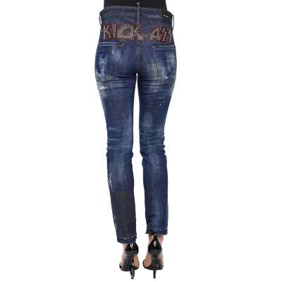 Cool Guy Pearl Jean Denim Jeans Blue IT 42 S