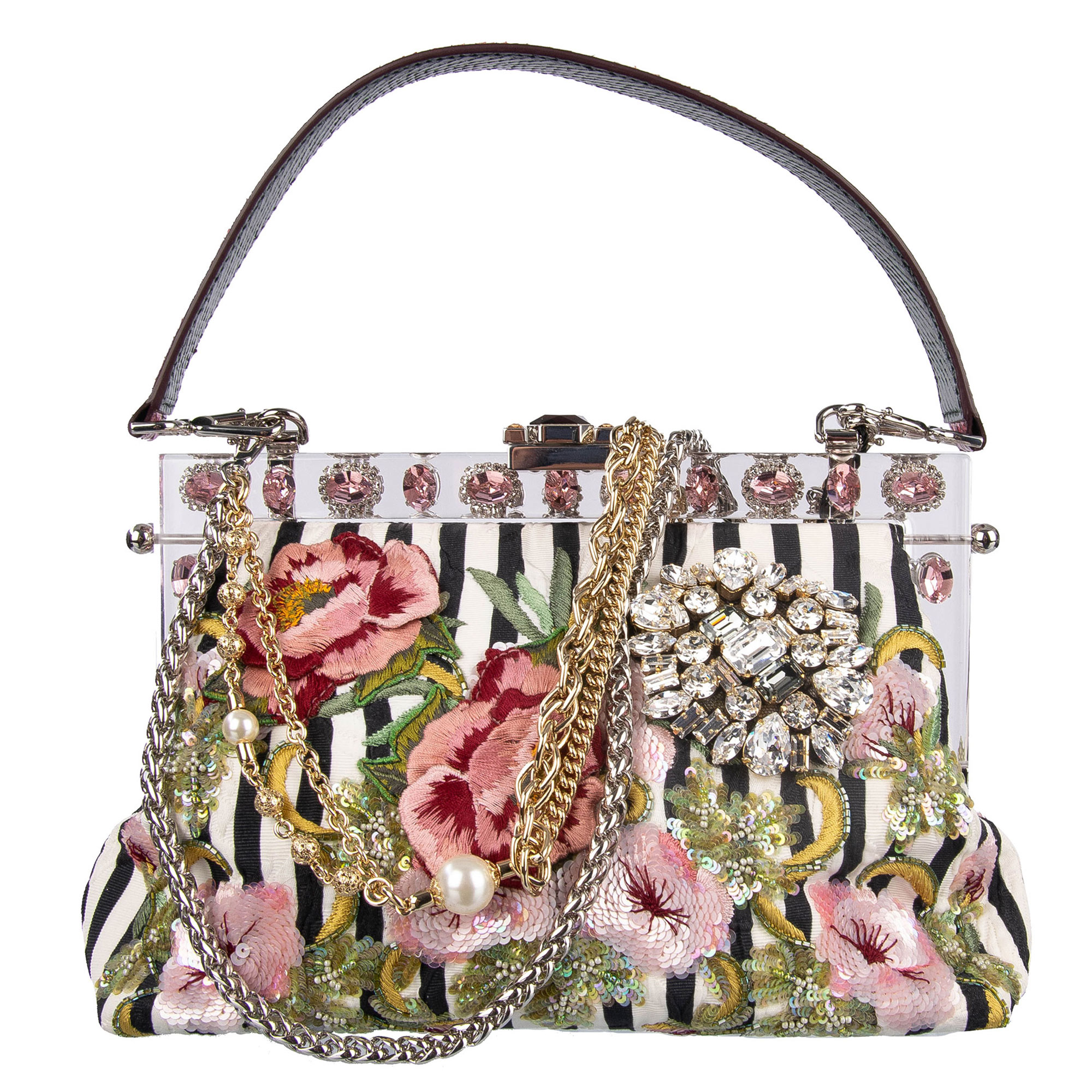Dolce & Gabbana Embroidered Brocade Bag VANDA | FASHION ROOMS