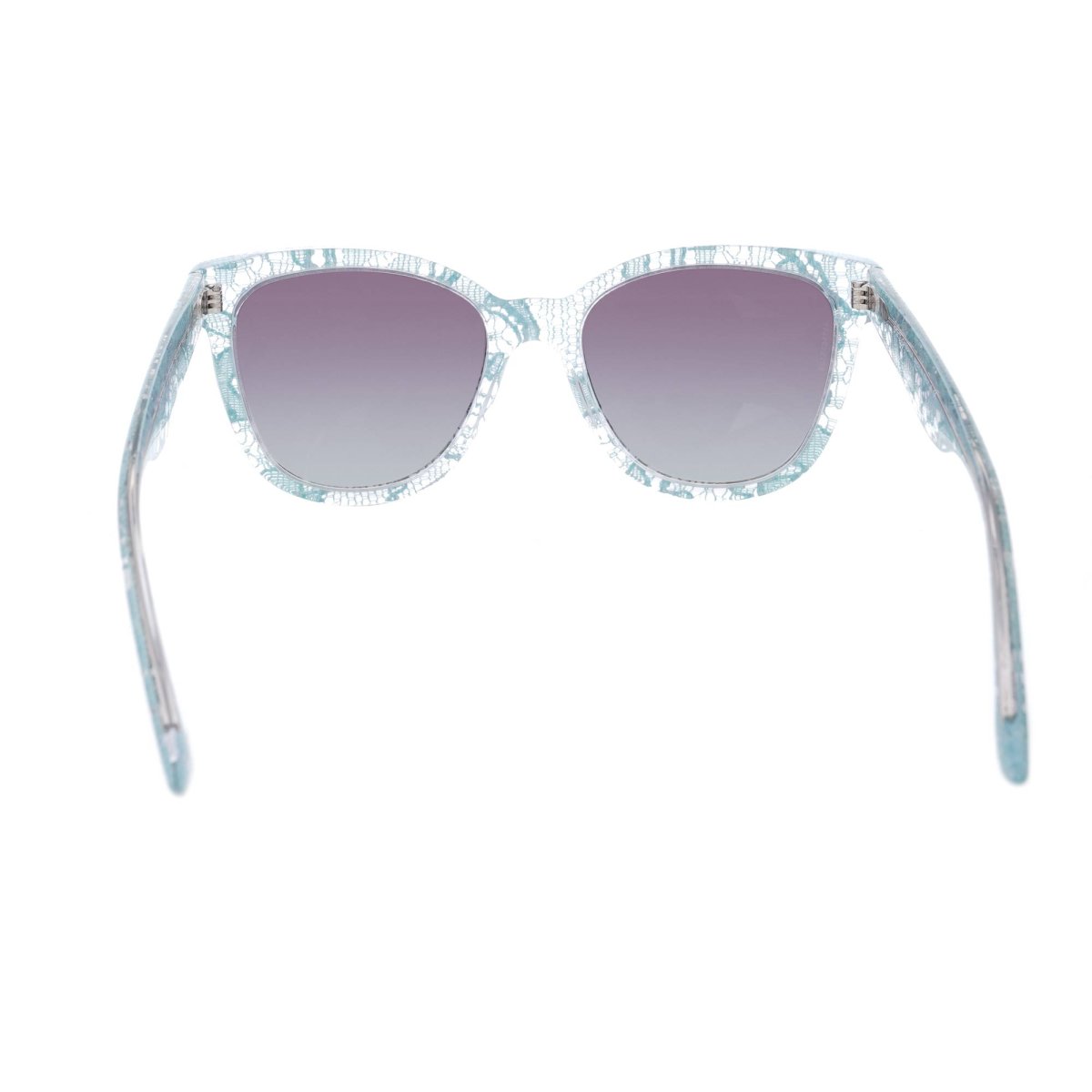 Dolce Gabbana Taormina Lace Sunglasses DG 4190 Gray Blue FASHION ROOMS