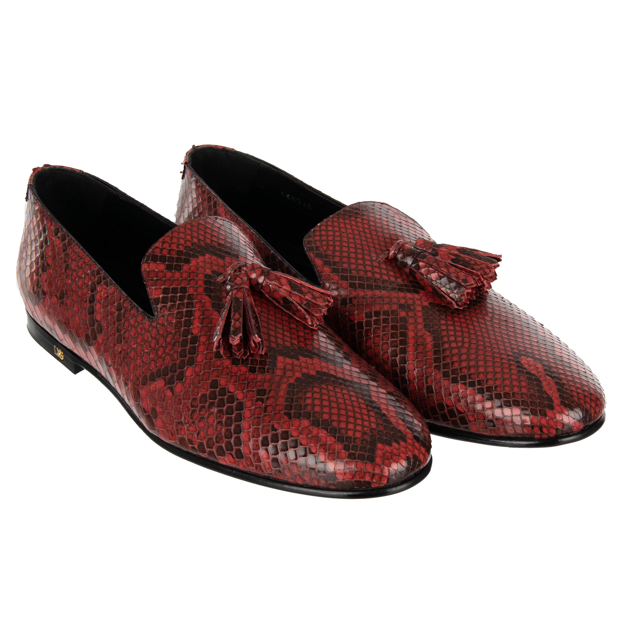 Red tassel shoes hotsell