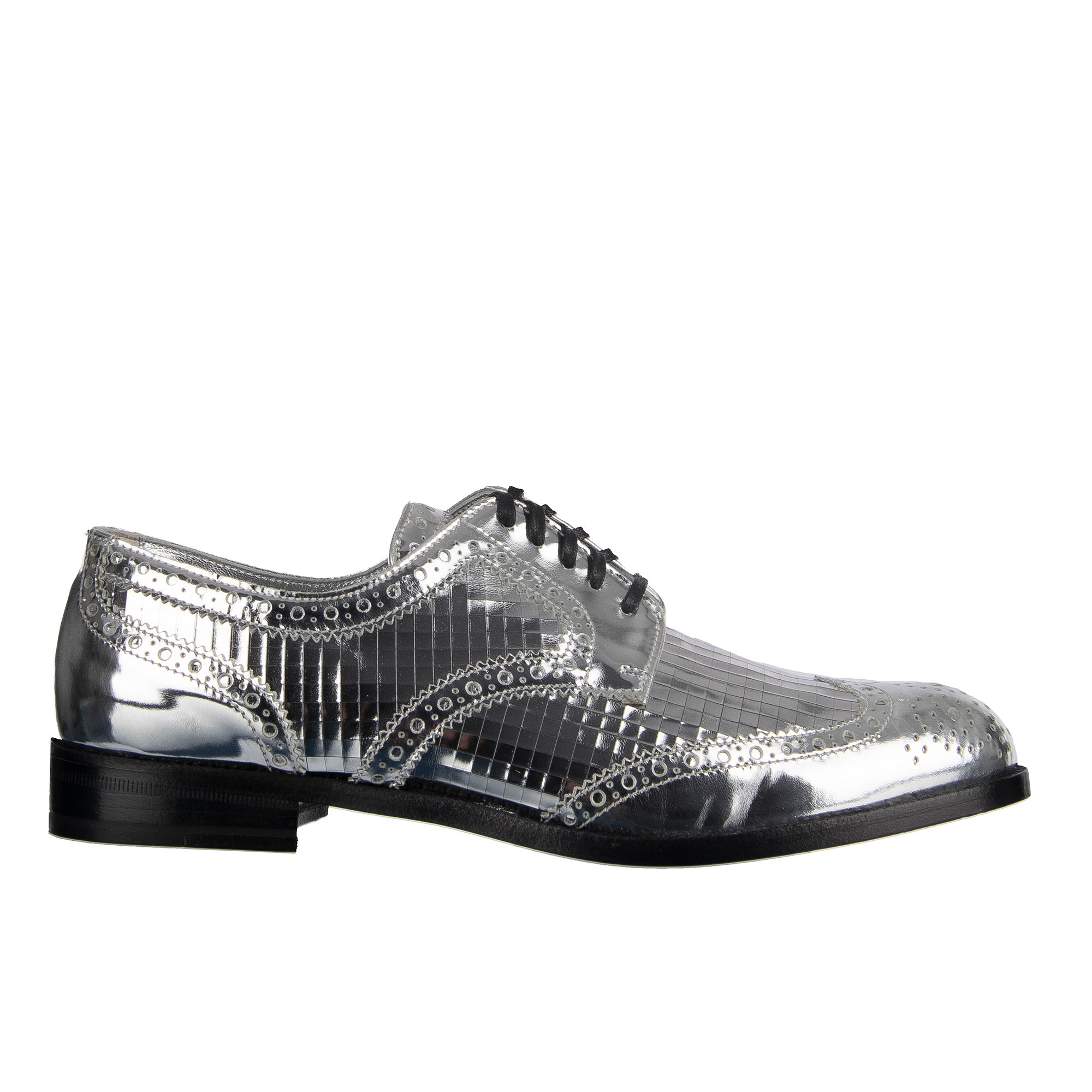 Dolce Gabbana Brogues Shoes BOY DONNA Silver FASHION ROOMS