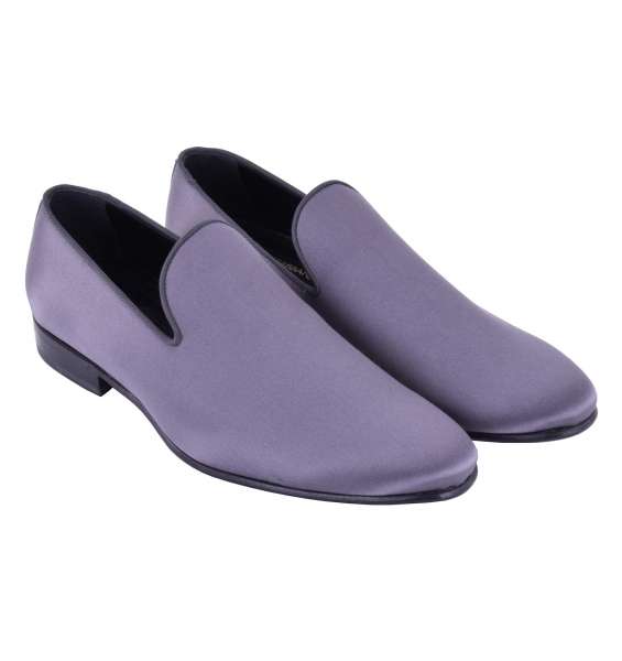 Satin slip-on shoes VENEZIA by DOLCE & GABBANA Black Label