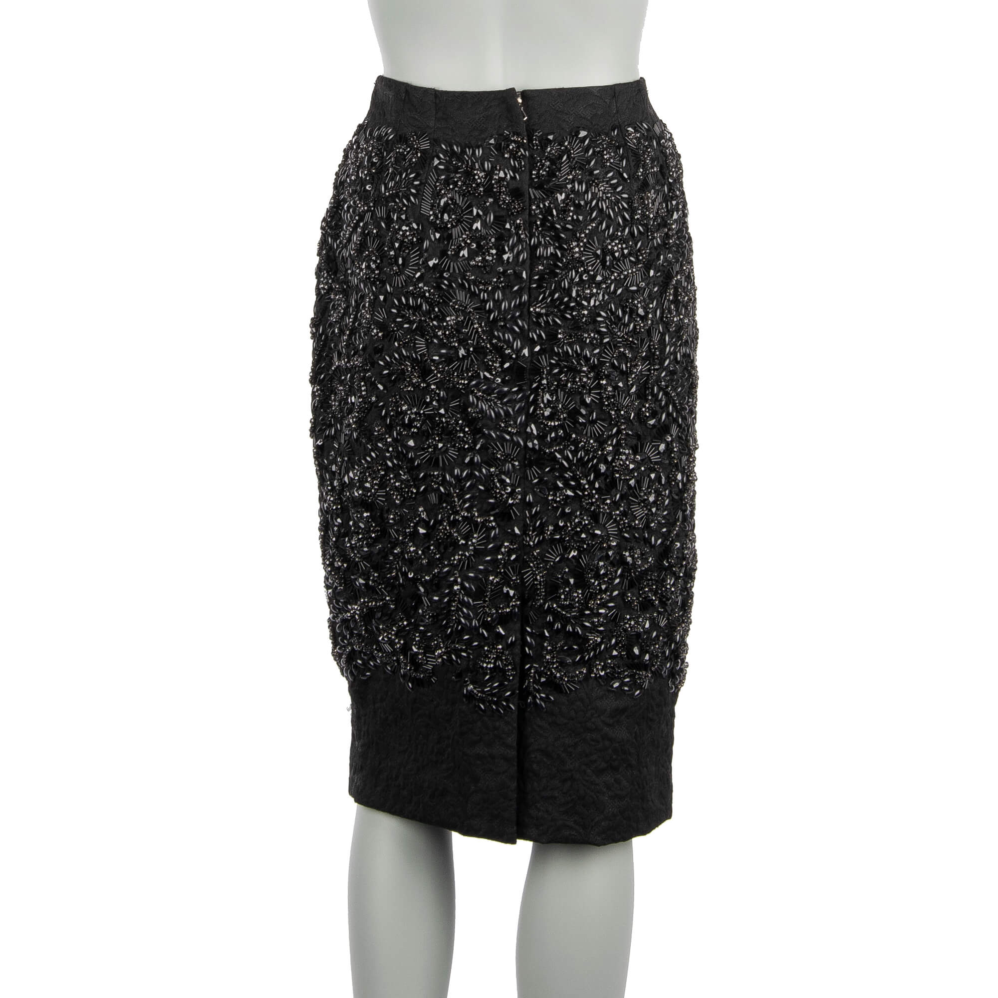 dolce and gabbana black skirt