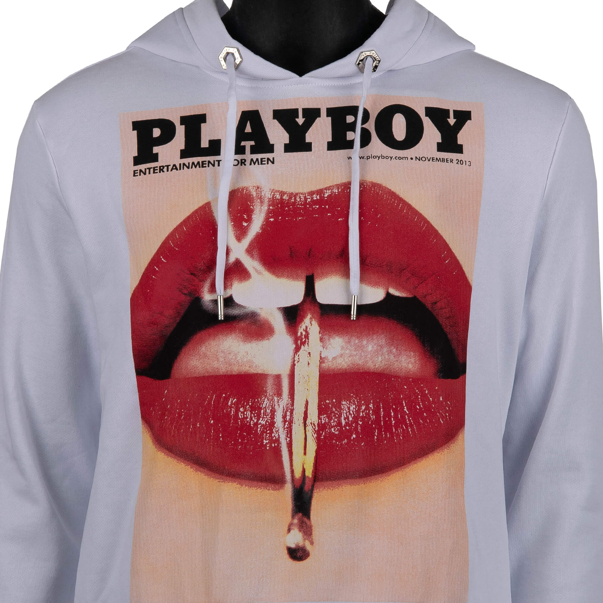 Playboy lip outlet print hoodie