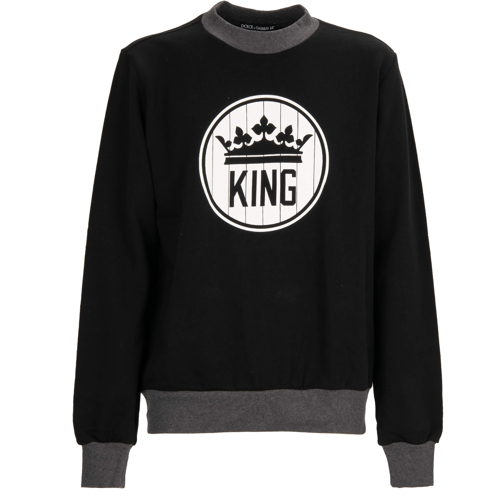 Dolce and shop gabbana crown sweatshirt