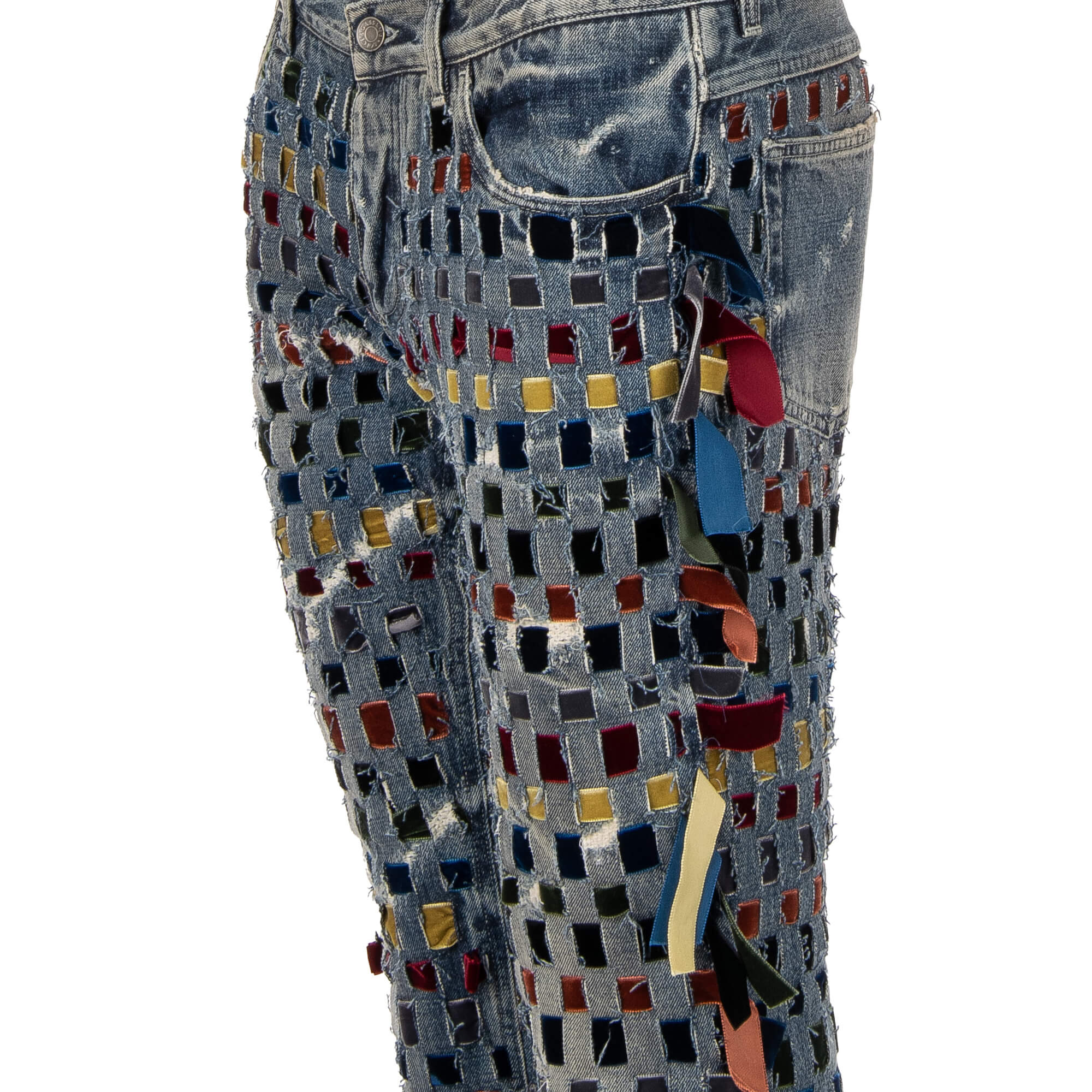 Louis vuitton distressed jeans