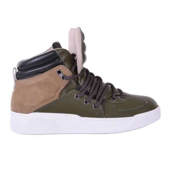 Mehrfarbige High-Top Sneakers BENELUX von DOLCE & GABBANA Black Label