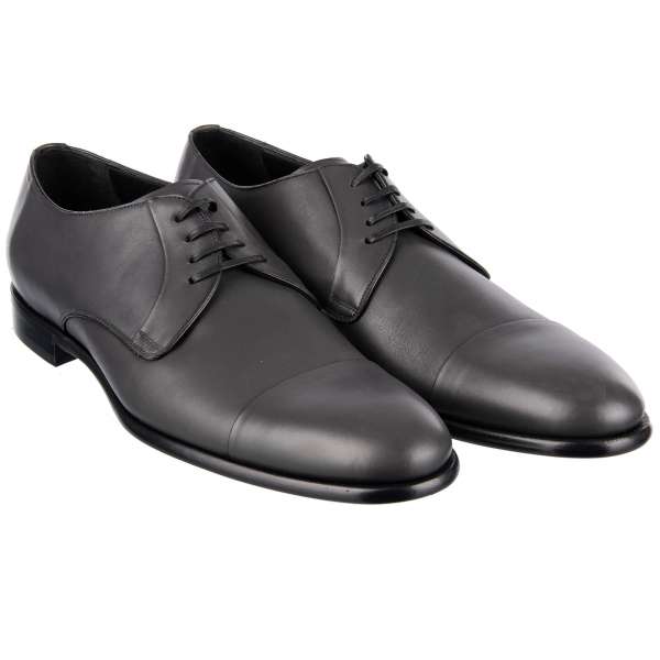 Formelle Derby Captoe Schuhe TAORMINA aus Kalbsleder von DOLCE & GABBANA