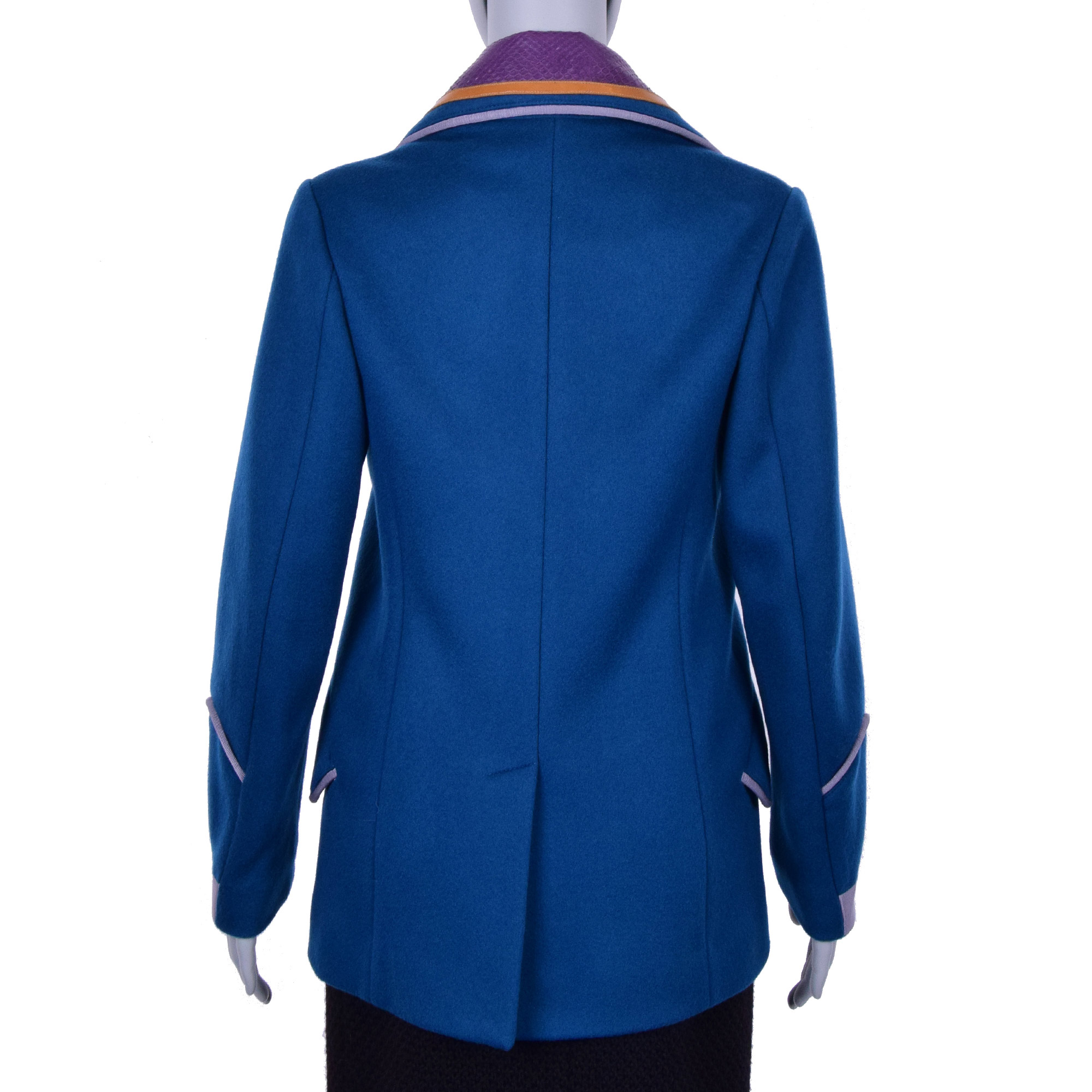 Royal blue military blazer best sale
