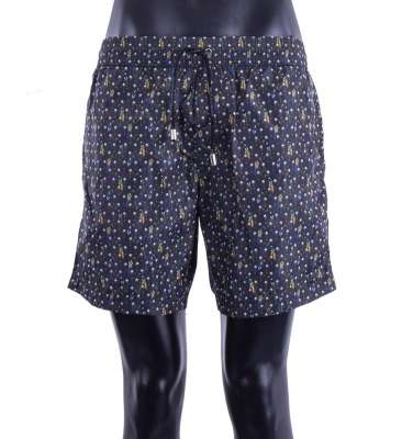 Golf Nylon Printed Swim Shorts 3 S
