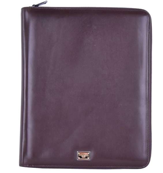 Nappa Leather Tablet & Briefcase by DOLCE & GABBANA Black Label