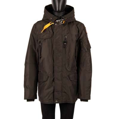 Parka Daunenjacke RIGHT HAND BASE mit herausnehmbarem Futter Rush Grün