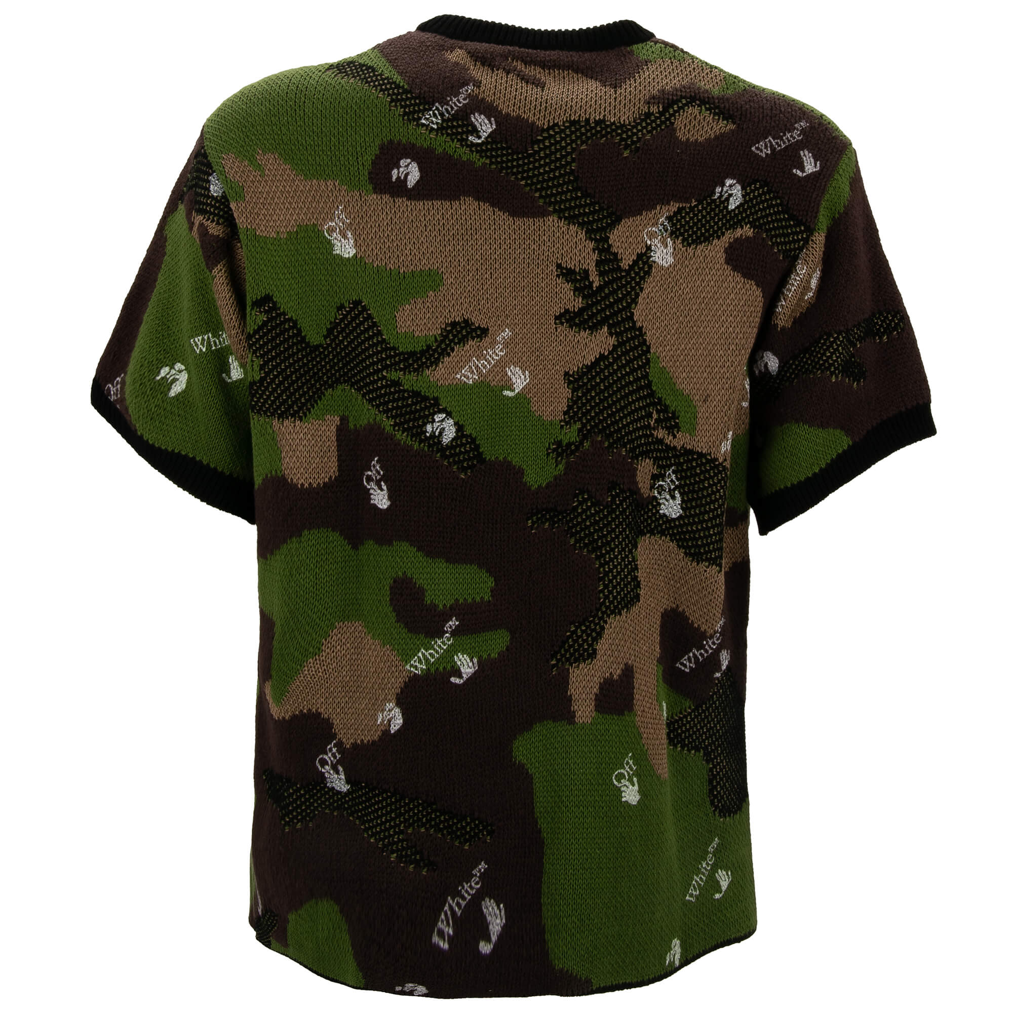 Off white t shirt camouflage shop