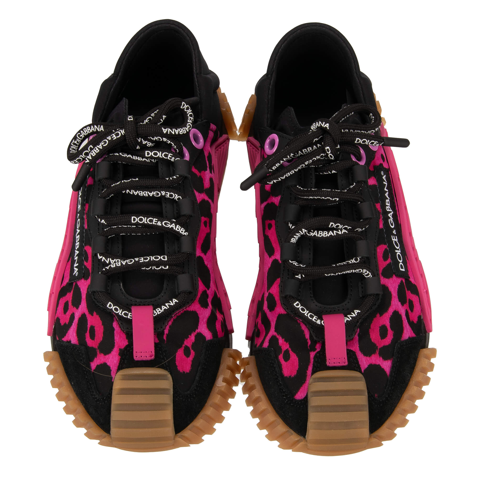 & DG Logo Leopard NS1 Pink Black | FASHION ROOMS