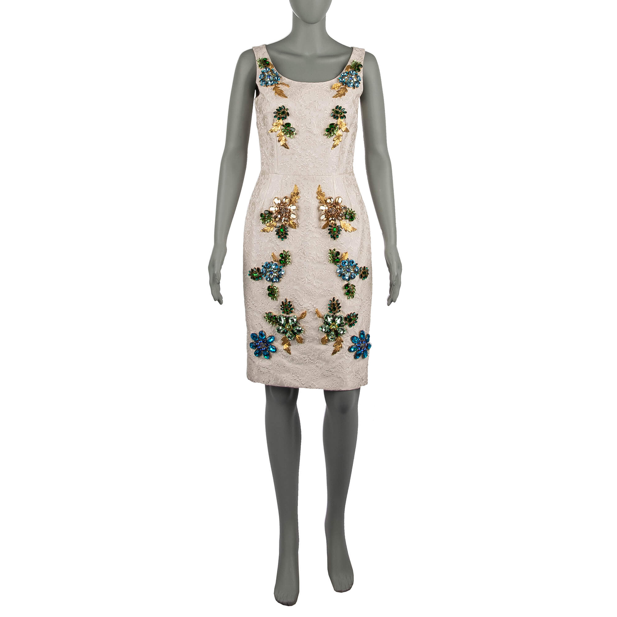 dolce gabbana embroidered dress