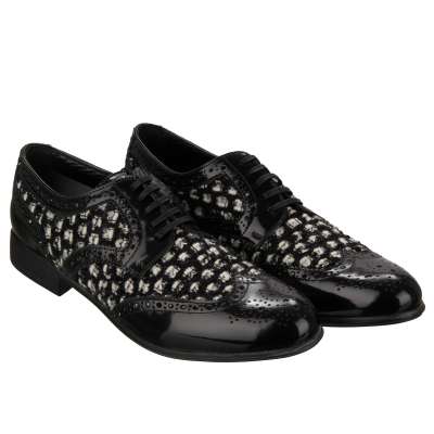 Boucle Leather Brogues Shoes BOY Black 39.5 US 9.5