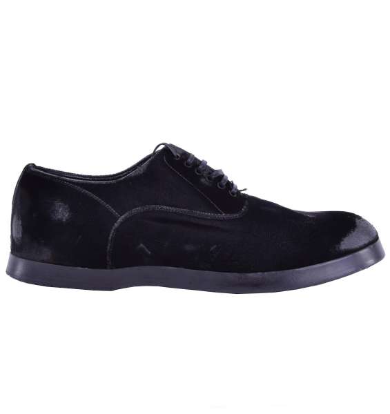 Samt Schuhe im Barock-Stil von DOLCE & GABBANA Black Label