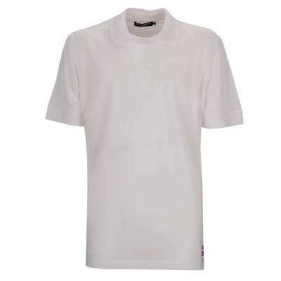 Krone DG Logo Baumwolle Polo Shirt Weiß 54 44 XL