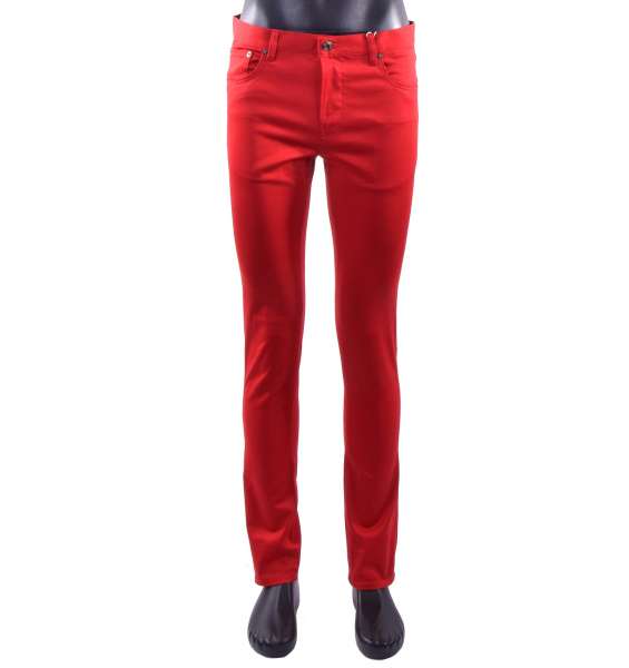 Slim Fit Jeans-Style Trousers for men by MOSCHINO COUTURE