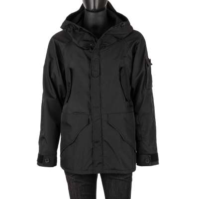 RECCO Ski Jacket with Pockets and Hand Warmer Black 48 M