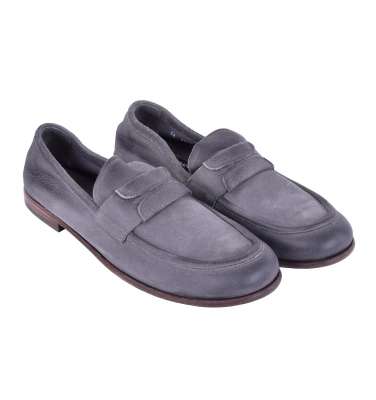 Velour-Leather Moccasins SIRACUSA