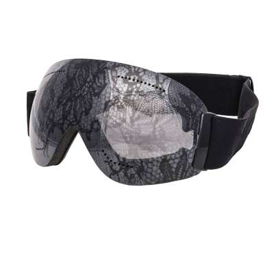 Lace Mirrored Ski Goggles Mask Sunglasses BI0759 Black