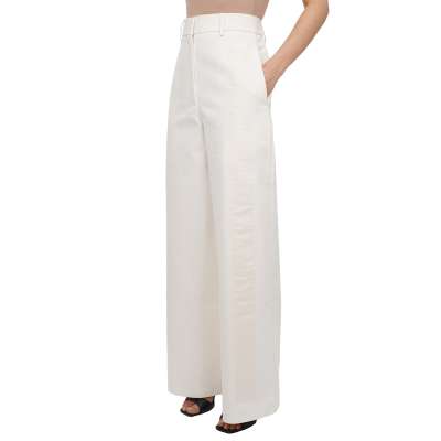 Virgil Abloh Oversize Tom Boy Wide Style Straight Pants White 42 S M
