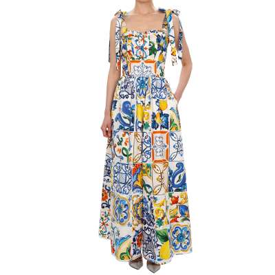 Majolika Overall Hose Korsage Kleid Weiß Blau IT 38 DE 32 XS Majolika Overall Hose Korsage Kleid Weiß Blau IT 38 DE 32 XS
